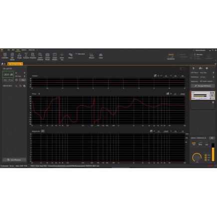 RCF RDNet Measures Dwukanałowy analizator FFT audio